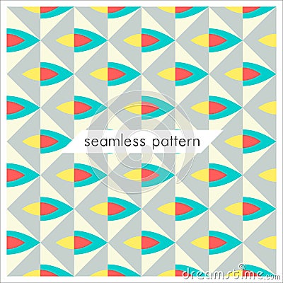 Vector seamless geometrical patterns. Abstract fashion texture_14 Vector Illustration