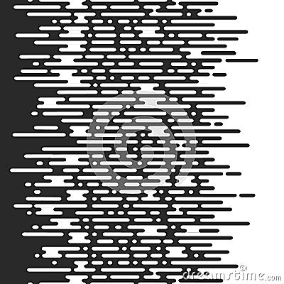 Vector Seamless Halftone Pattern. Black And White Abstract Background Vector Illustration