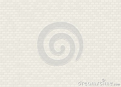Vector seamless header bond white brick wall texture Vector Illustration