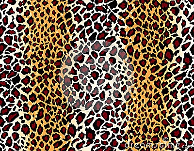 Vector. Seamless jaguar skin pattern Vector Illustration