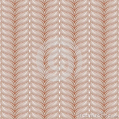 Vector seamless knitting pattern. Vector Illustration