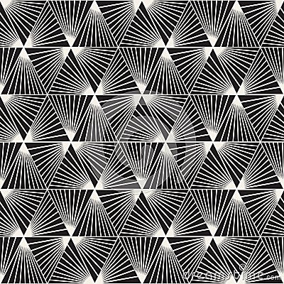 Vector seamless lattice pattern. Modern stylish texture with monochrome trellis. Repeating geometric grid. Simple design backgroun Stock Photo