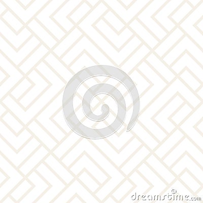 Vector seamless lattice pattern. Modern subtle texture with monochrome trellis. Repeating geometric grid. Simple design Vector Illustration