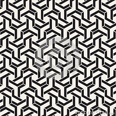 Vector seamless lines pattern. Modern stylish abstract texture. Repeating geometric tiles with stripe elements Vector Illustration