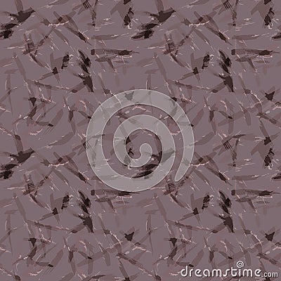 Vector seamless pattern. Abstract background with brush strokes. Vector Illustration