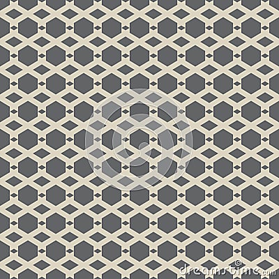 Vector seamless pattern of abstract hexagon Vector Illustration