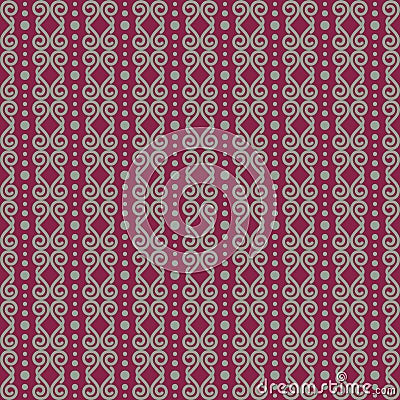 Vector seamless pattern of abstract ornamental art, related to ethnic, tribal and culture Stock Photo