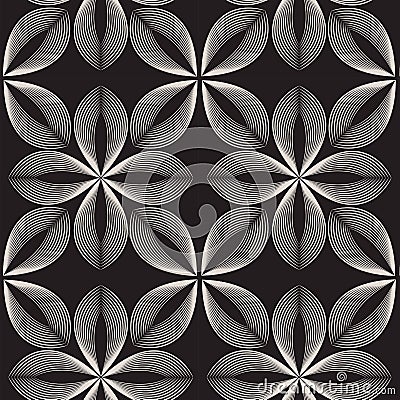 Vector seamless pattern. Abstract stylish background Vector Illustration