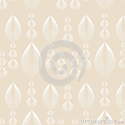 Vector seamless pattern. Abstract stylish background Vector Illustration