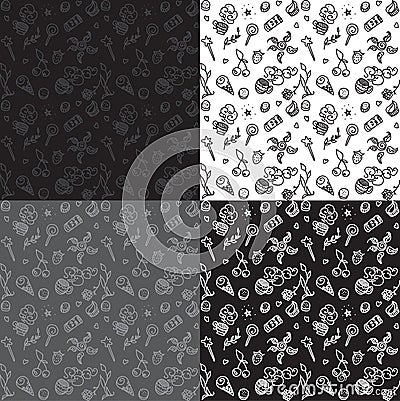 Vector seamless pattern Stock Photo