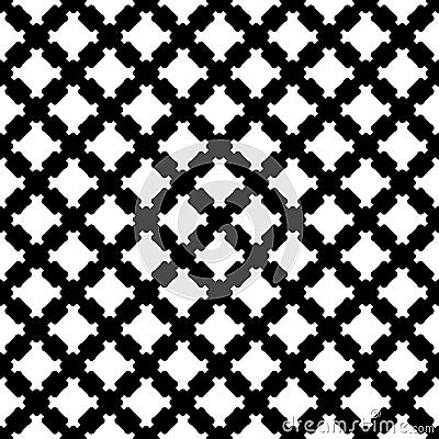 Vector seamless pattern, cross stitching, diagonal lattice Vector Illustration