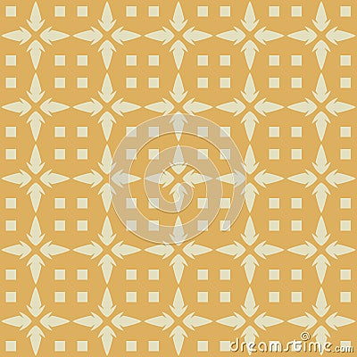 Vector seamless pattern of decorative abstract stars Stock Photo