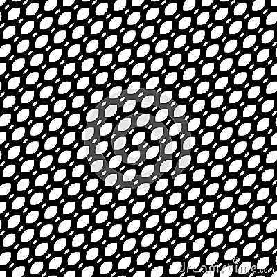 Vector seamless pattern, diagonal mesh texture, lattice, tissue, weave Vector Illustration