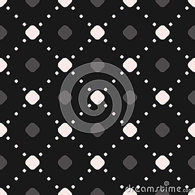 Vector seamless pattern, dotted lines, diagonal lattice Vector Illustration