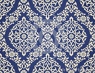 Vector seamless pattern in Eastern style. Vector Illustration