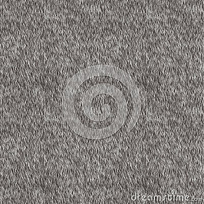 Vector Seamless Pattern. Gray Fur Background. Vector Illustration