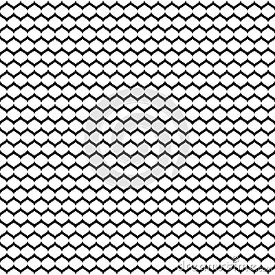 Vector seamless pattern, mesh, lattice, tissue structure Vector Illustration