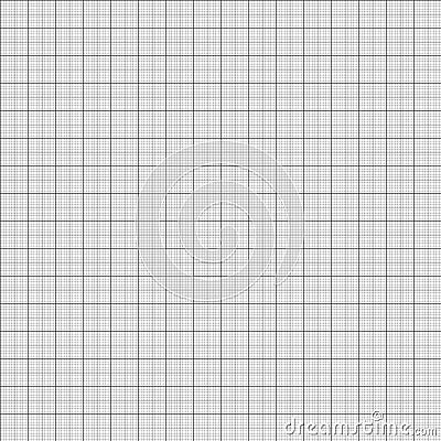 Vector seamless pattern - millimeter paper Vector Illustration