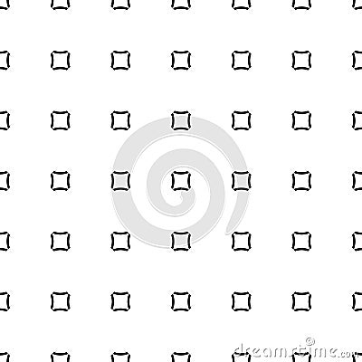 Vector seamless pattern, minimal geometric texture, squares Vector Illustration