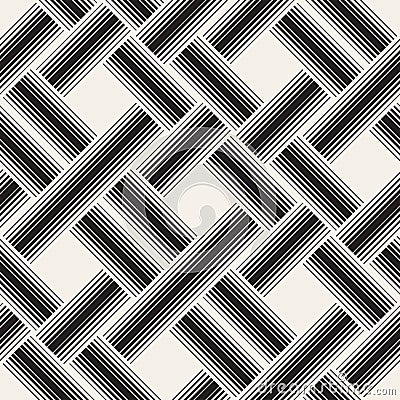 Vector seamless pattern. Modern stylish abstract texture. Repeating geometric tiles Stock Photo