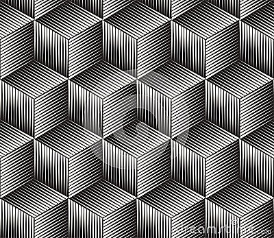 Vector seamless pattern. Modern stylish abstract texture. Repeating geometric tiles Stock Photo