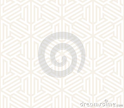 Vector seamless pattern. Modern stylish texture. Repeating geometric tiles from striped elements Vector Illustration