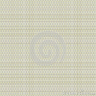 Vector seamless pattern. Pastel checkered background in beige colors, fabric swatch samples texture of woolen Vector Illustration