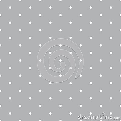 Vector seamless pattern. Polka dot texture. Background tiny point. Soft wallpaper. Cute dots. Pretty simple small geometric sample Stock Photo