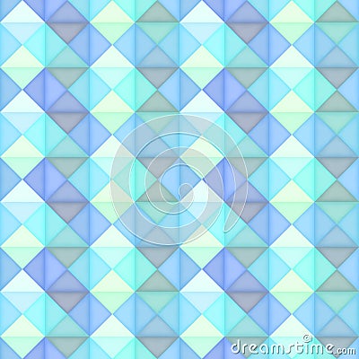 Vector seamless pattern. Repeatable design with geometric shapes. Minimalistic background with triangles and zigzag Vector Illustration