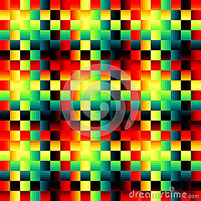 Vector seamless pattern. Repeating geometrical regular pattern. Vector illustration. Vector Illustration
