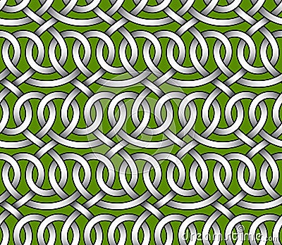 Vector seamless pattern of ribbons Vector Illustration