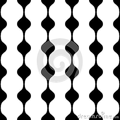 Vector seamless pattern. Simple abstract geometric background Vector Illustration