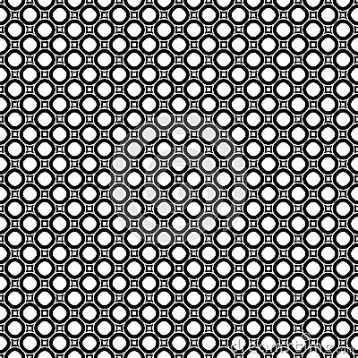 Vector seamless pattern, staggered monochrome texture Vector Illustration