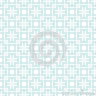 Subtle floral ornamental background, repeat geometric tiles. Vector Illustration