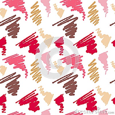 vector seamless pattern on Valentine s Day, Love pencil Vector Illustration