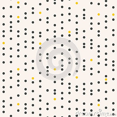 Vector seamless repeating abstract pattern with circles. Vector Illustration