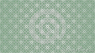 Vector Seamless shape islamic pattern sage Vector Illustration