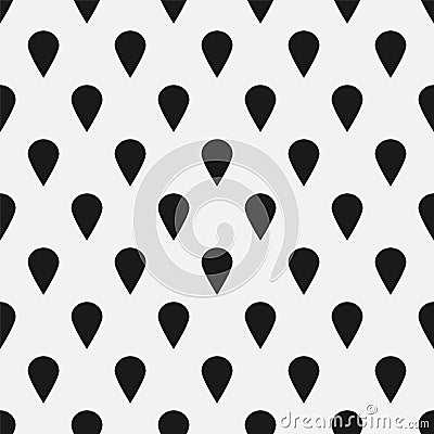 Vector seamless simple pattern. Modern stylish texture. Repeating abstract background with trendy hipster print Vector Illustration