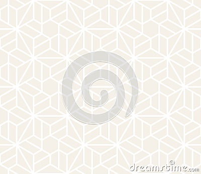 Vector seamless subtle pattern. Modern stylish abstract texture. Repeating geometric tiles Stock Photo