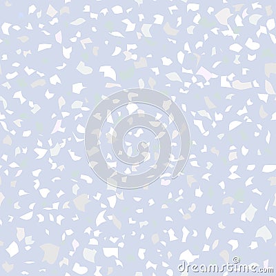 Vector seamless terrazzo pattern. Marble mosaic flooring with natural stones Vector Illustration