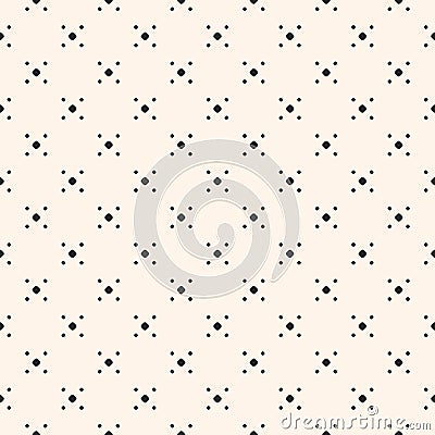 Vector seamless texture with tiny circles, simple dotted geometric texture Vector Illustration