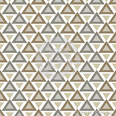 Vector seamless triangular pattern design Vector Illustration