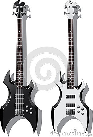 Vector series. Electric bass Vector Illustration