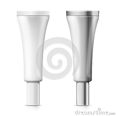 Vector set - 3d realistic makeup tubes Vector Illustration