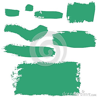 Vector, set, elements, handmade, isolated ink abstract print art design Vector Illustration