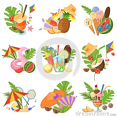 Summertime spirit vector images Vector Illustration