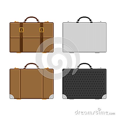 Vector set of luggage Vector Illustration