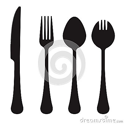 Vector Set of Utensils Vector Illustration