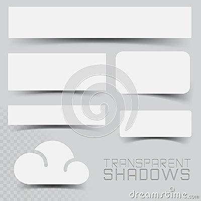 Vector Shadow Effects Vector Illustration