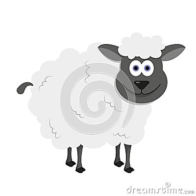 Vector sheep for your ideas Vector Illustration